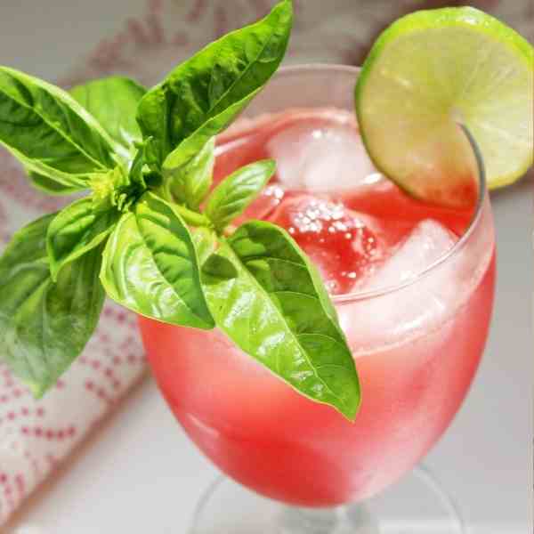 watermelon basil cooler